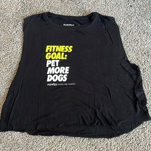 Fitness goal: pet more dogs tank